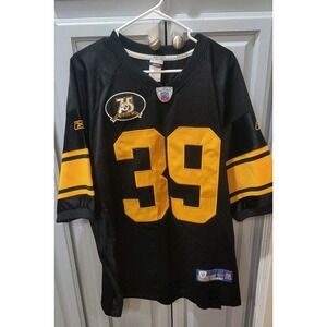 Pittsburgh Steelers Men's Jersey 75th Season Sz 52 Willie Parker #39 NFL Reebok